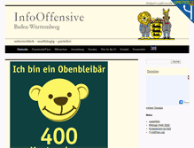 Tablet Screenshot of infooffensive.de